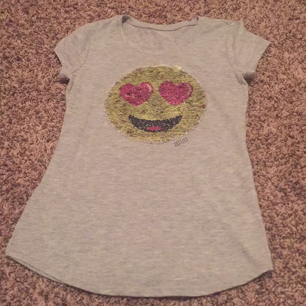 Justice Sequin emoji top